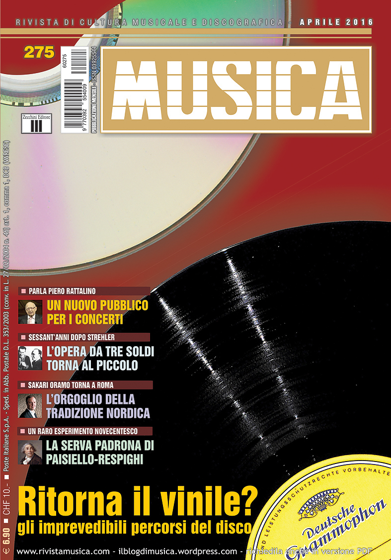MUSICA n. 275 - Aprile 2016 - 2016